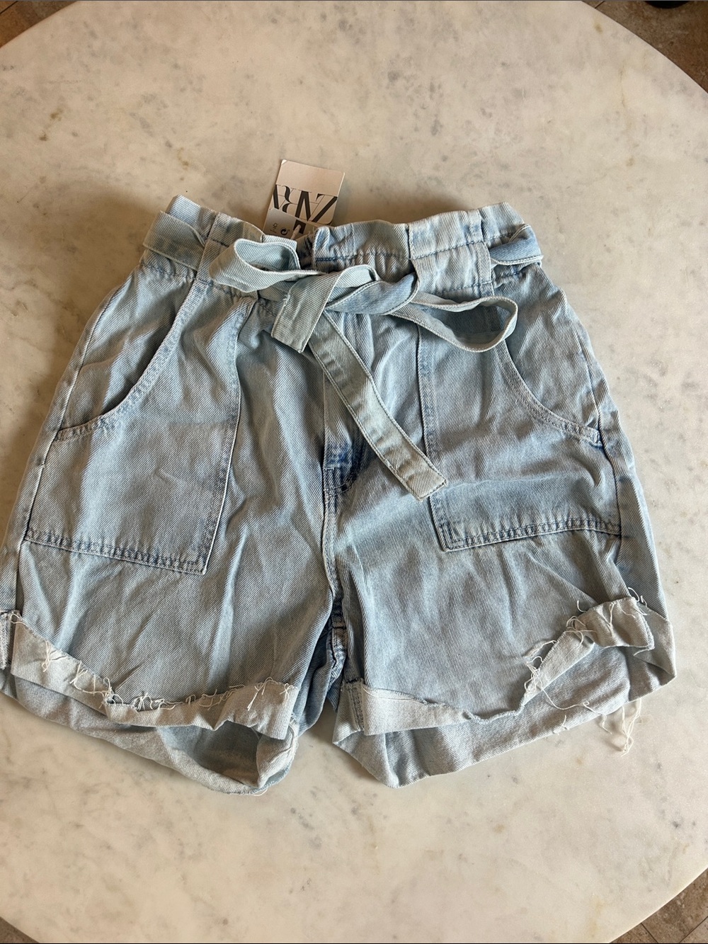 Zara Paperbag Shorts